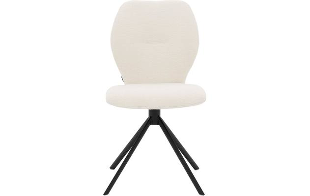 Goossens eetkamerstoel hera wit stof - 8221042-02 3
